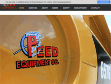 Tablet Screenshot of peedequipment.com